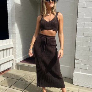 Rue Stiic Coord Set | Mabel Top and Liana Skirt | Size M | NWT